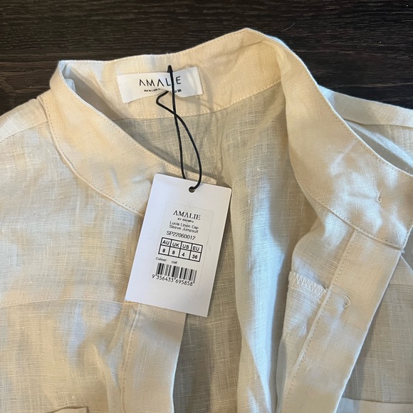 Showpo Lucia Linen Cap Sleeve Jumpsuit - Picture 3 of 4